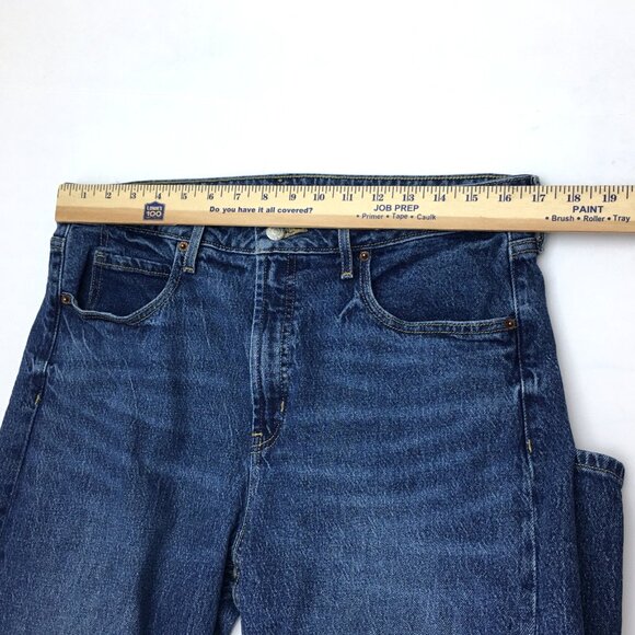 Old Navy Sky High Wide Leg Jeans Stretch size 12 length 31" - Picture 4 of 8